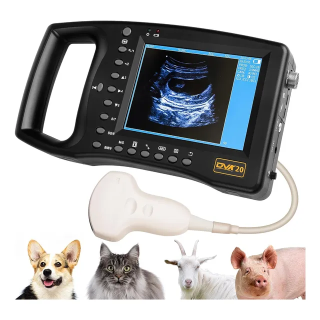 Máquina De Ultrassom Veterinário Para Animais Com Sonda Conv