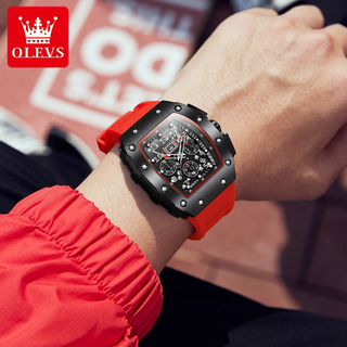 Olevs Reloj Cronógrafo Resistente Al Agua Para Hombre Olevs Reloj Cronógrafo Resistente Al Agua Para Hombre