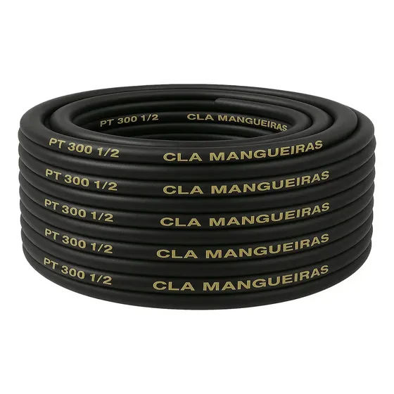 Mangueira de Jardim Trançada Reforçada Flexível Anti Torção Resistente 30 Mt - 1/2 Pt300 Psi Cor Preto