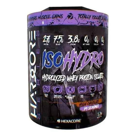 Isohydro Whey Protein 5 Lbs/75 Serv Chocolate Hexacore