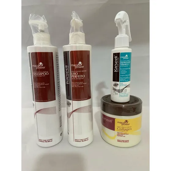 Karseell Pack Shampo, Progresiva, Máscara Y Protector Térmic