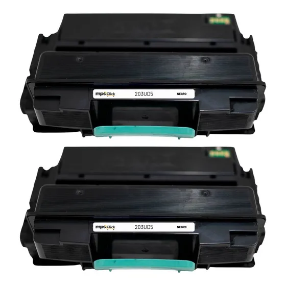 Tóner 203ud5 (2 Pack) Para Samsung M4020nd M4070fr Tinta Negro