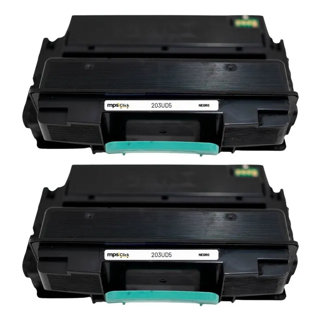 Tóner 203ud5 (2 Pack) Para Samsung M4020nd M4070fr Tinta Negro