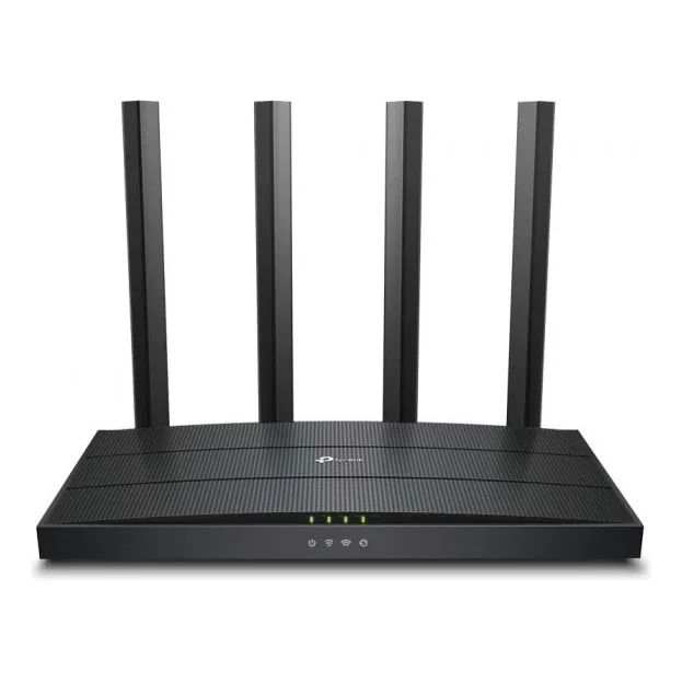 TP-Link Archer Ax12 Router WiFi 6 Ax1500 1.5GB de doble banda 3 puertos LAN Gigabit Color negro