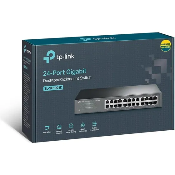 Switch Tp-link Sg1024de Vlan 24 Port Gigabit 10/100/1000