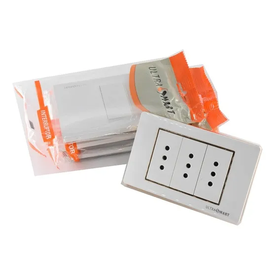 Tomacorriente 3 Módulos, 10a/250v Ultrasmart