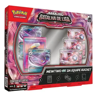 🇧🇷 Baralho De Batalha Mewtwo Ex Equipe Rocket