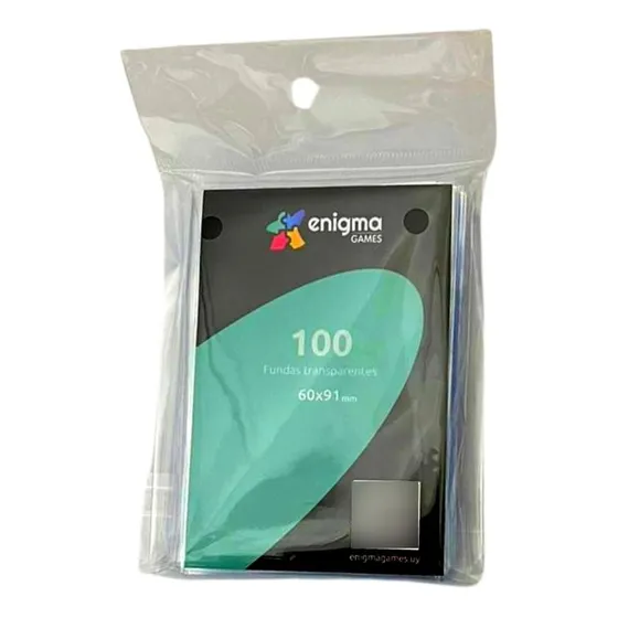 Sleeves (fundas) Para Juegos De Cartas 60x91mm - Pack X100 U