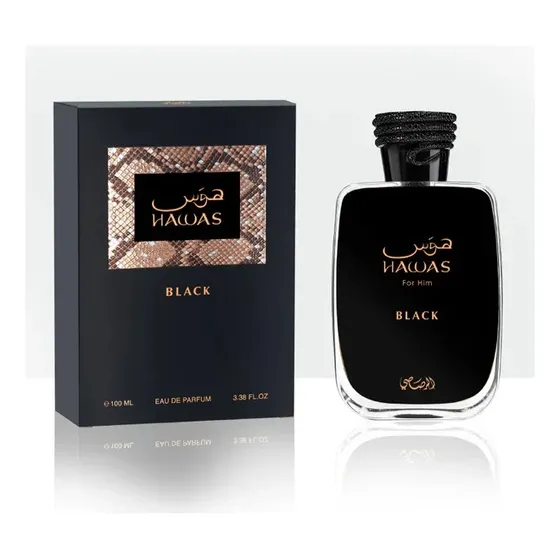 Perfume Hawas Rasasi Black 100ml Caballero