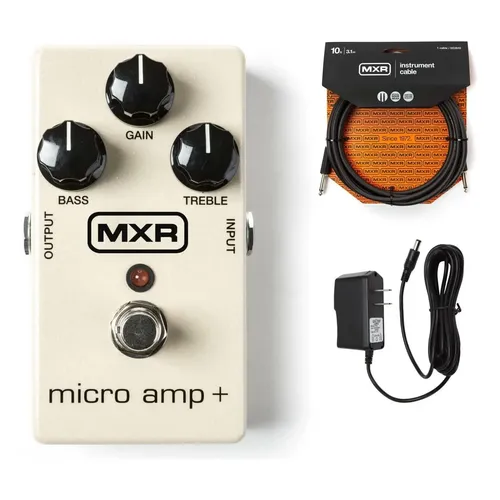Pedal Mxr Micro Amp Boost M133 Dunlop Cor Amarelo Vintage | Frete