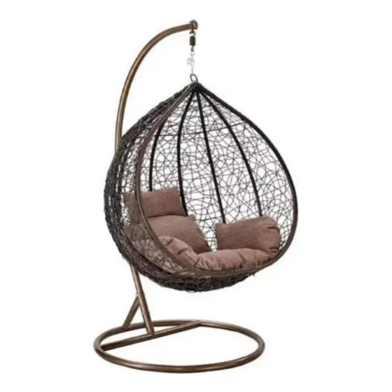 Cadeira De Balanço Suspen Design Italiano Com Suporte Jardim