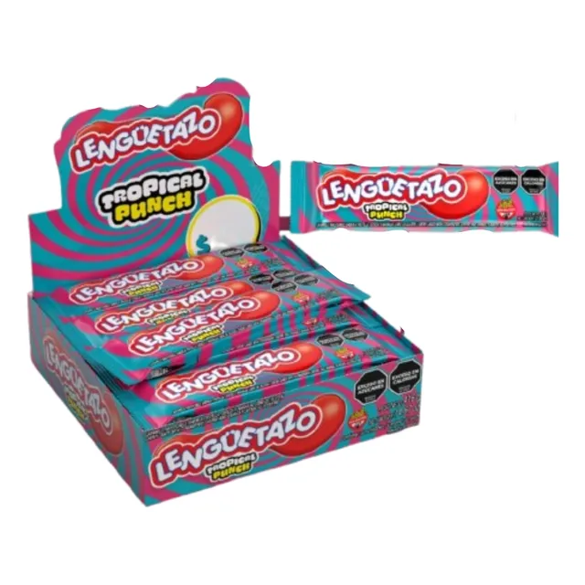 Caramelo Lenguetazo Tropical Punch X 32 Unidades