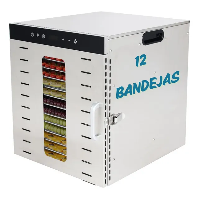 Deshidratador 12 Bandejas Secador Vegetales Frutas Carne