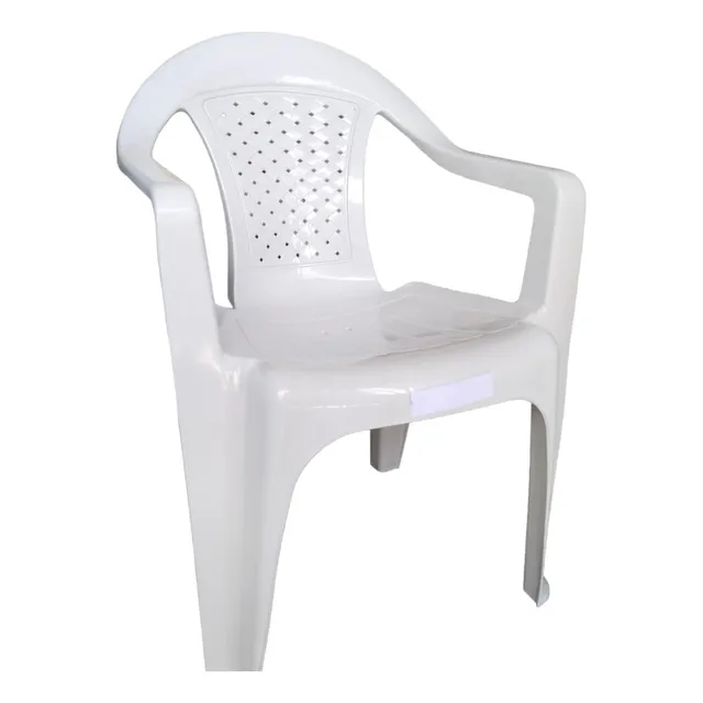 Silla Plastica Confort Con Brazos