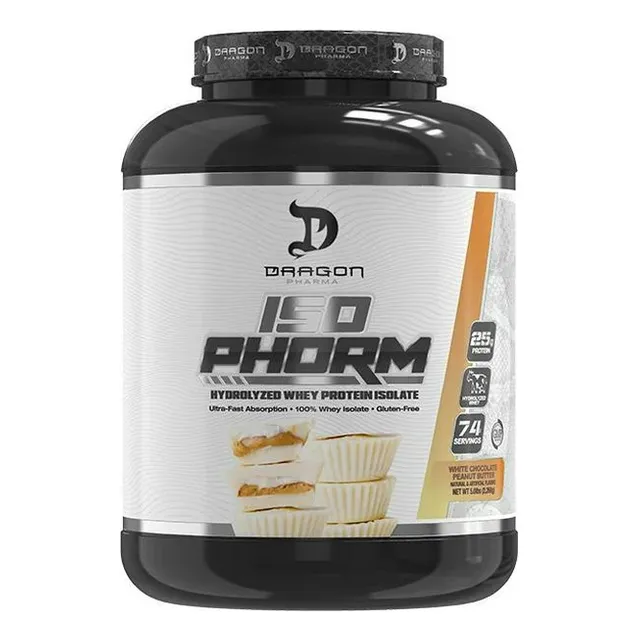 Dragon Proteina Isophorm Isolatada 5 Lbs 74 Serv Sabor Vainilla Soft