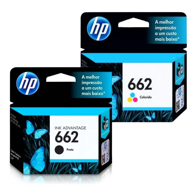 Cartucho de tinta HP 662 Black And Color Advantage