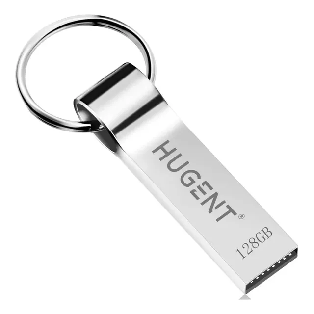 Hugent Memoria Flash Usb-128gb Usb 128 Gb 3.0 Plateado Unida