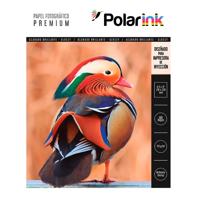 100 Hojas A4 Papel Fotográfico Glos Glossy Mate 110g Blanco