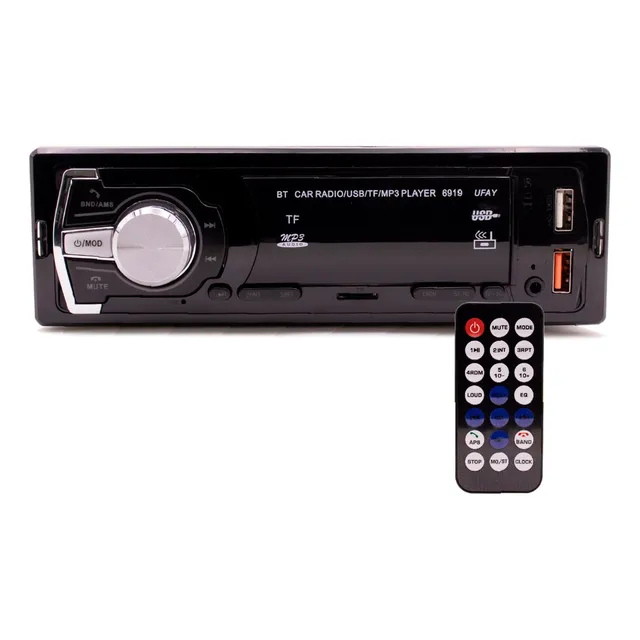 Radio Auto Bluetooth Multimedia Aux Usb Sd Fm Ufay 6919 Ax ®