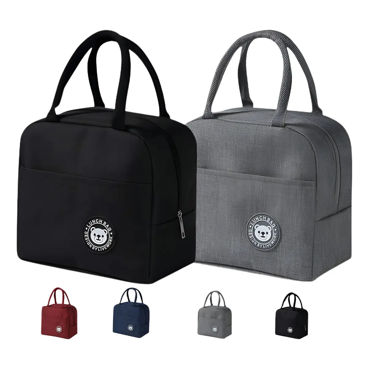 Kit 2 Bolsas Marmita Termicas para Academia e Trabalho