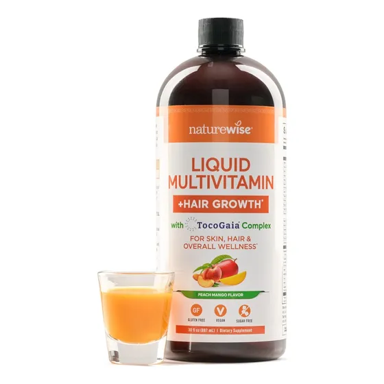 Suplemento Multivitamínico Líquido Crecimiento De Cabello