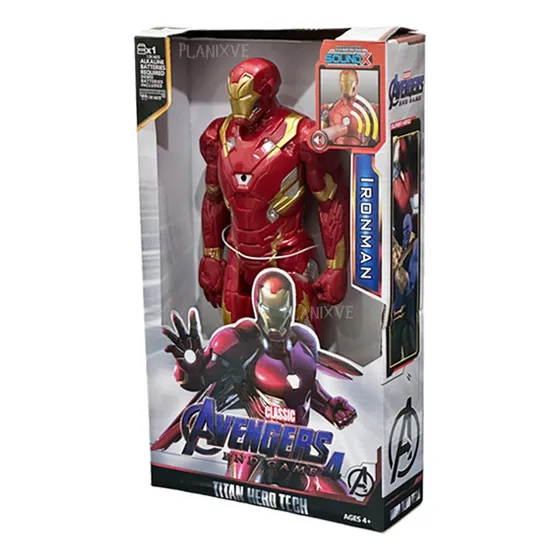 Muñeco Spiderman Hulk Batman Deadpool The Flash Con Sonido