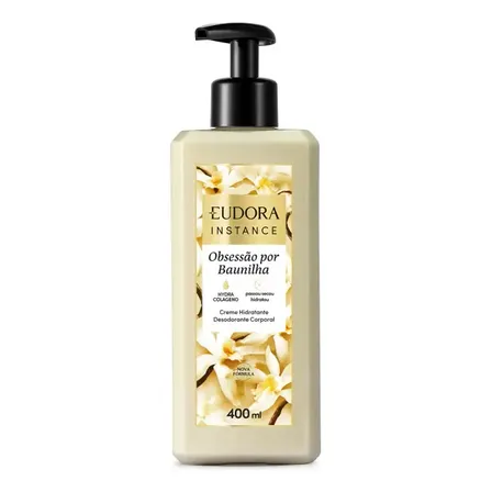 Creme Hidratante Corporal Obsessão Por Baunilha 400ml Baunilha
