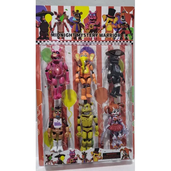 Set Personajes Animatronicos Five Nigths At Freddy's 