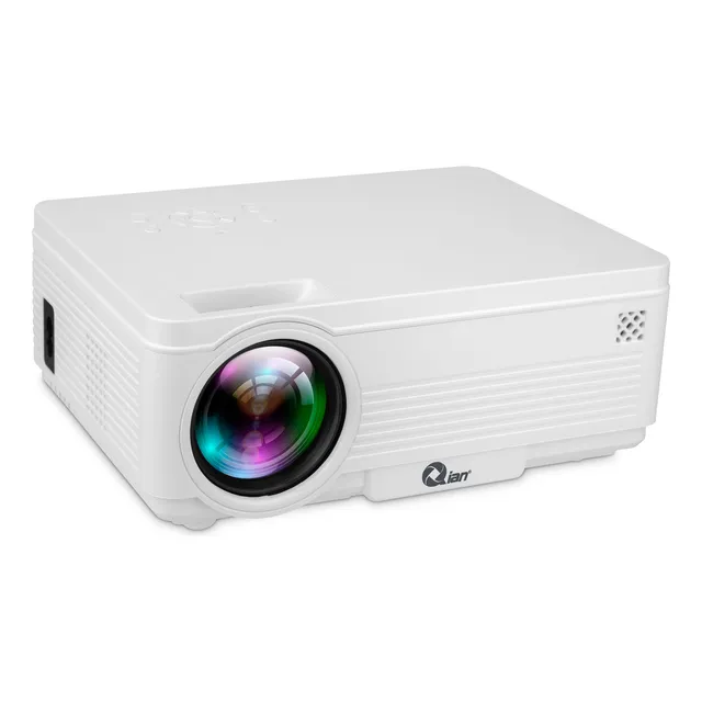 Proyector Portatil Qian Qxp-ethrx 200 Ansi Lumenes Resolucion 1280 X 720 Lampara Hasta 50,000 Hrs Wifi Bluetooth Hdmi Usb Bocina 3w, QXP-ETHRX