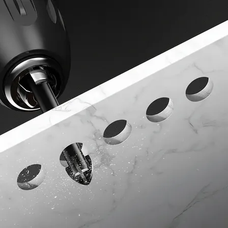 Kit Brocas Perfuraçao Universal Fura Vidro Porcelanato 5 Pçs