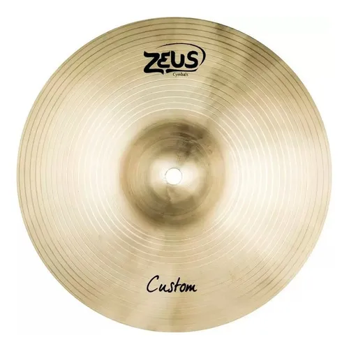 Prato Splash 10 Zeus Custom Zcs10 Bronze Liga B20 Efeito
