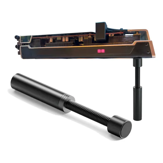 Soporte Tarjeta Gráfica Gpu, Ajustable Magnético Aluminio
