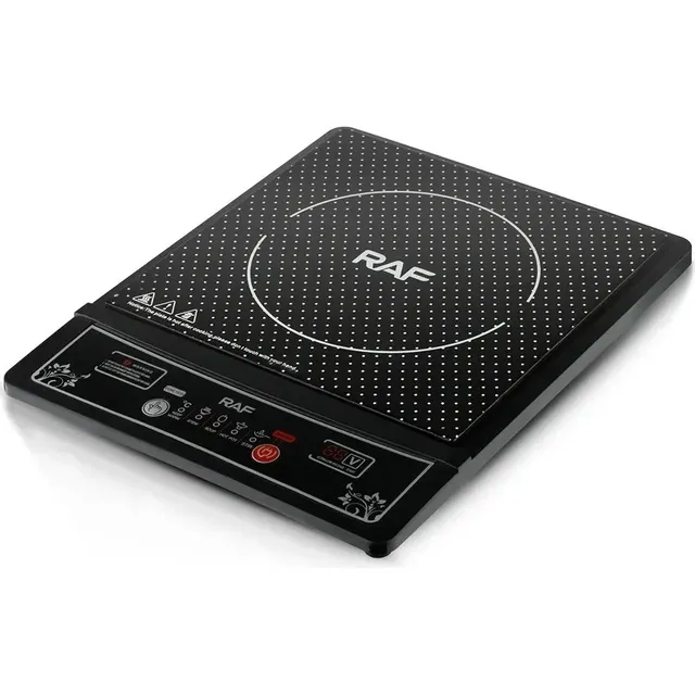 Cocina Inducción Una Hornalla Control Tactil Digital Negro Negro