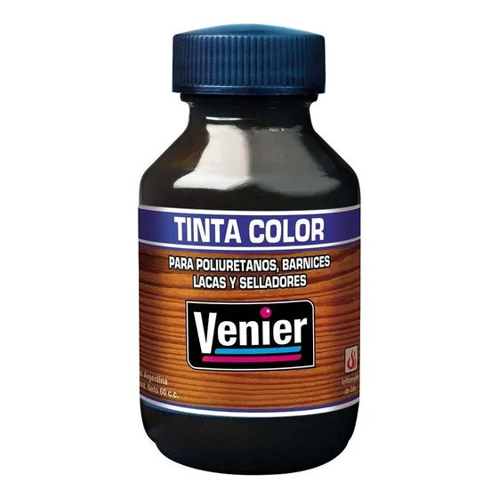 Tinta Venier Para Madera Los Colores 60cc Color Nogal