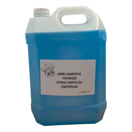Jabon Lavarropas Espuma Controlada Perfumado 10 Litros