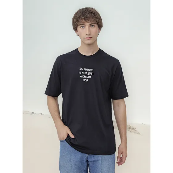Remera Hueso De Perro Oversize Future Hombre