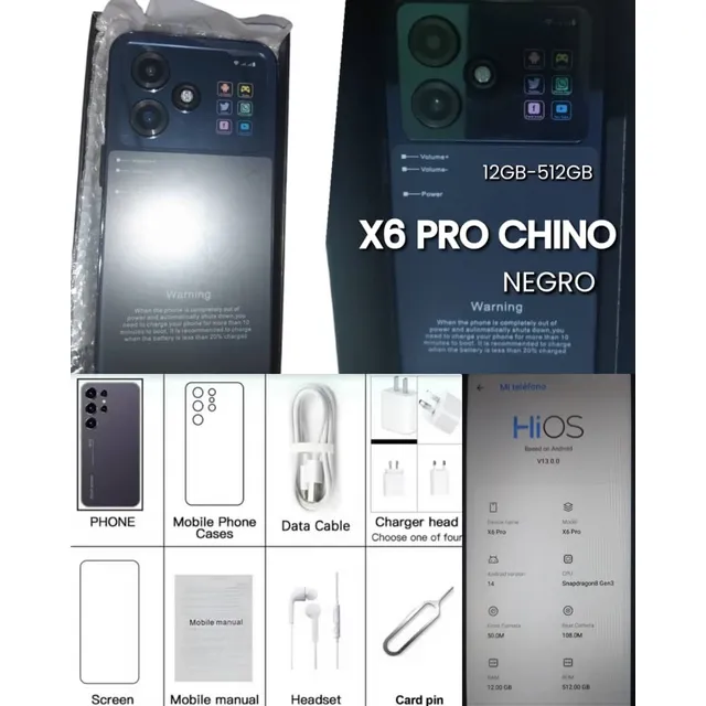 Celular Genérico X6 Pro Chino Dual Sim Liberado