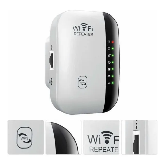 Repetidor Amplificador Señal Wifi 300mbps Extensor Wireless