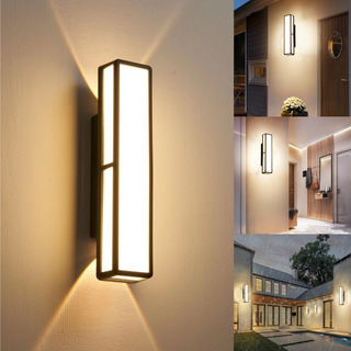 Lámpara De Pared Rectangular Exterior Resistente Al Agua Lámpara De Pared Rectangular Exterior Resistente Al Agua