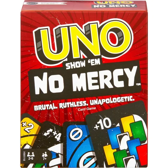 Juego De Cartas Uno Show Em No Mercy Para Niños Y Adultos