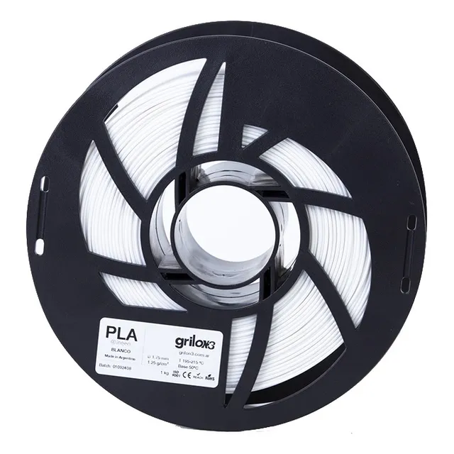 Grilon3 filamento 3d pla de 1.75mm de 1kg blanco