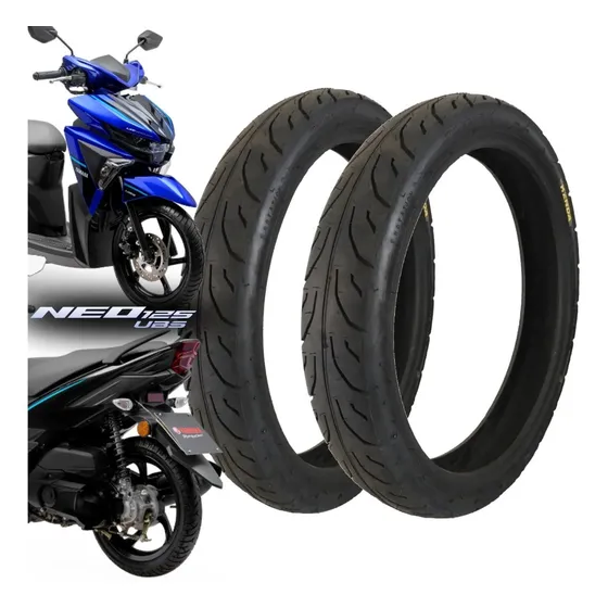 Par Pneus Kenda 90/90-14 + 90/90-14 Nova Yamaha Neo 125 Pcx