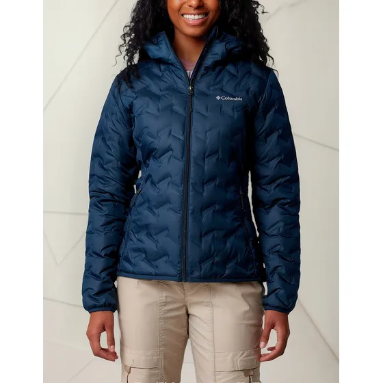 Campera Columbia Delta Ridge 2 Hoodie Pluma 650 Fp Mujer 