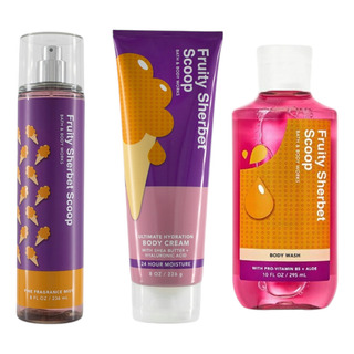 Body Mist Cream Shower Fruity Sherbet Scoop Bath & Body Work Body Mist Cream Shower Fruity Sherbet Scoop Bath & Body Work