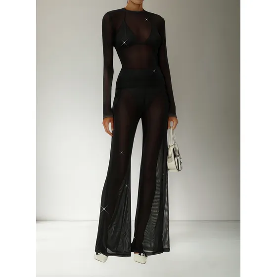 Conjunto 2 Piezas Transparente Brillante Fiesta Playa