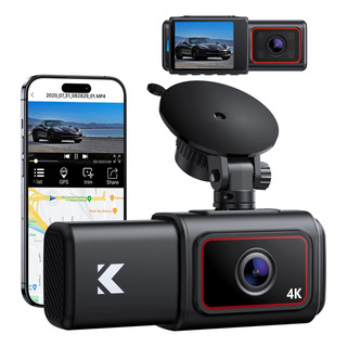 Kingslim D6 4k Dual Dash Cam - Wifi Y Gps Cámara Frontal E I Kingslim D6 4k Dual Dash Cam - Wifi Y Gps Cámara Frontal E I