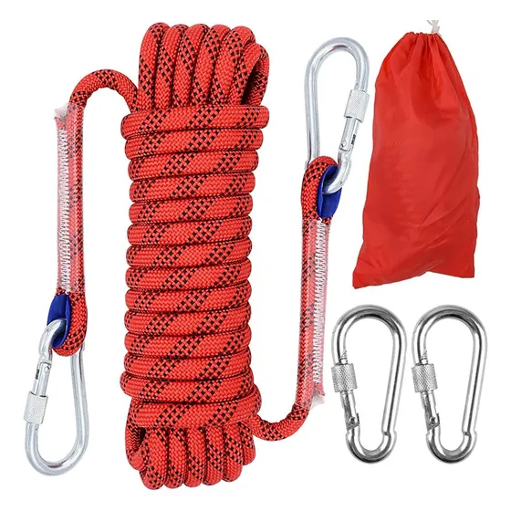 Cuerda De Alpinismo De 12mm Elástica Para Escalada De 30m