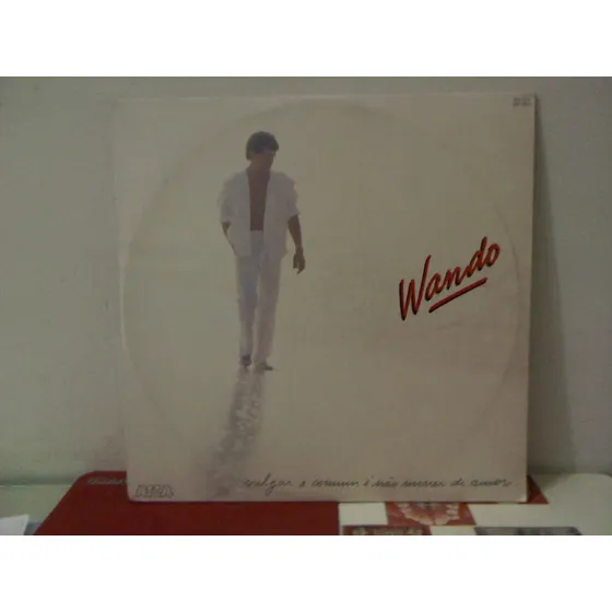 Lp Vinil Wando - Vulgar E Comum É Não Morrer De Amor