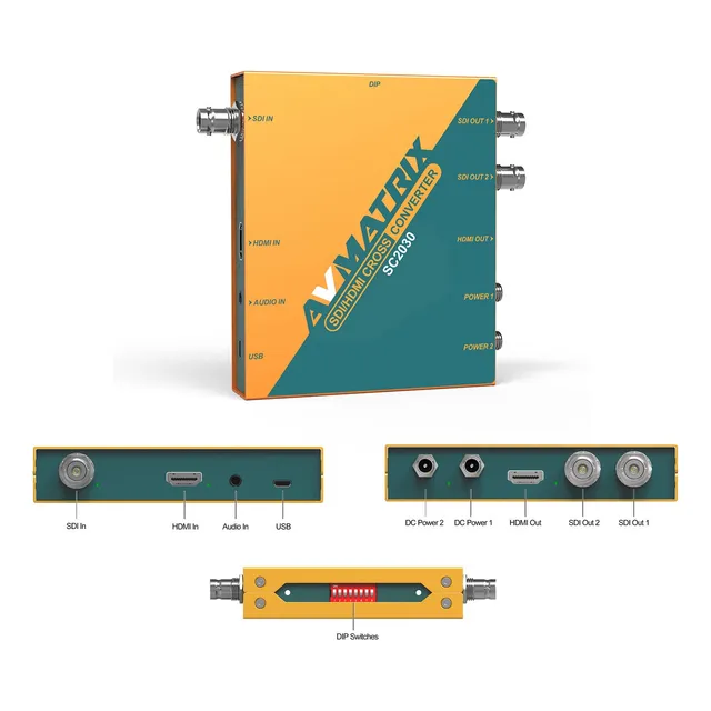 Avmatrix Sc2030 Conversor De Vídeo Sdi Para Hdmi, Hdmi Para 