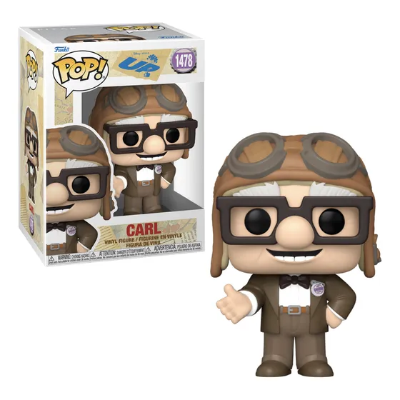Carl Aviador Funko Pop 1478 Up Disney Nuevo Original